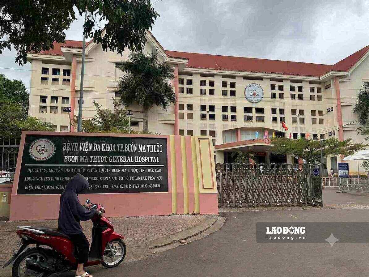 Buon Ma Thuot General Hospital - where Ms. T.T. M. N works and was disciplined with a warning. Photo: Bao Trung