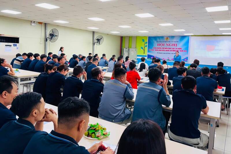 Đông đảo đoàn viên dự hội nghị. Ảnh: Công đoàn Thái Nguyên