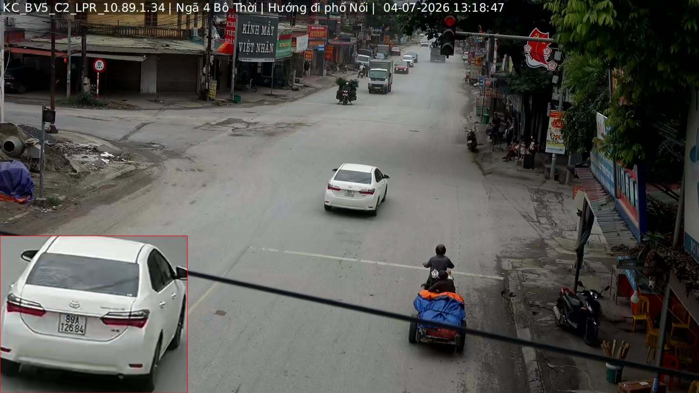 Car owner fined remotely in Hung Yen. Photo: Hung Yen Traffic Police
