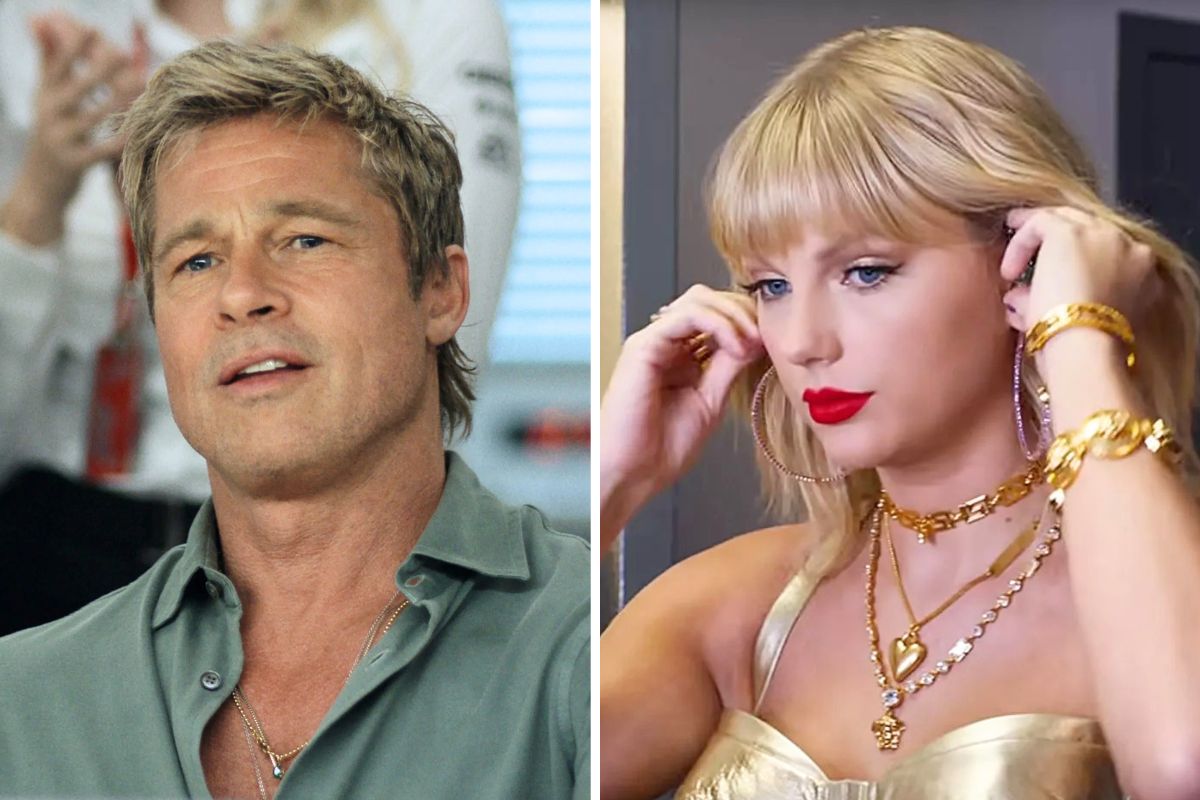 Brad Pitt was a guest at Taylor Swift and Travis Kelce's wedding. Photos: CGV, Netflix