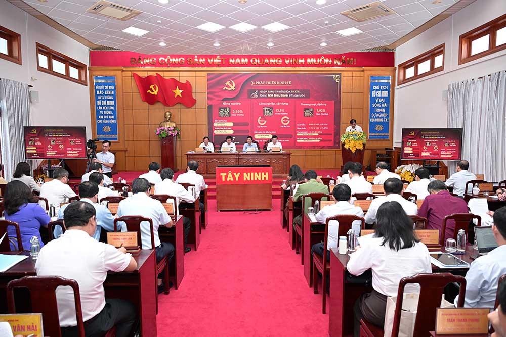 Toàn cảnh Hội nghị. Ảnh: UBND tỉnh Tây Ninh