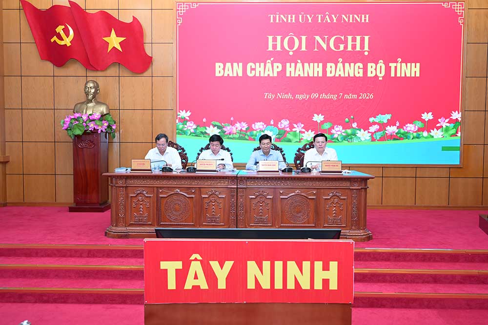Tây Ninh está decidida a completar el objetivo de crecimiento económico de dos dígitos en 2026. Foto: Comité Popular Provincial de Tây Ninh
