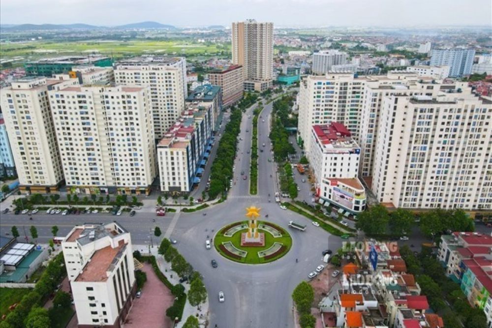 Le développement de la ville de Bắc Ninh est un modèle de ville verte, intelligente et moderne. Sur la photo, un coin de la province de Bắc Ninh aujourd'hui. Photo: Vân Trường