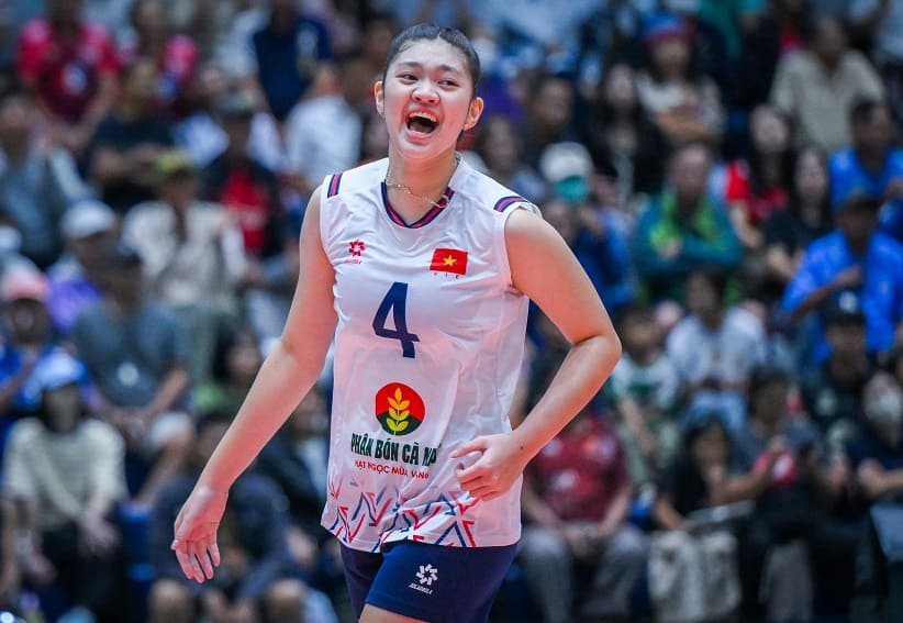 Player Trinh Huynh Bao Ngoc will temporarily be absent from the Vietnamese Women's Volleyball Team to compete in the 2026 Club Youth Championship. Photo: Asian Volleyball Confederation -AVC