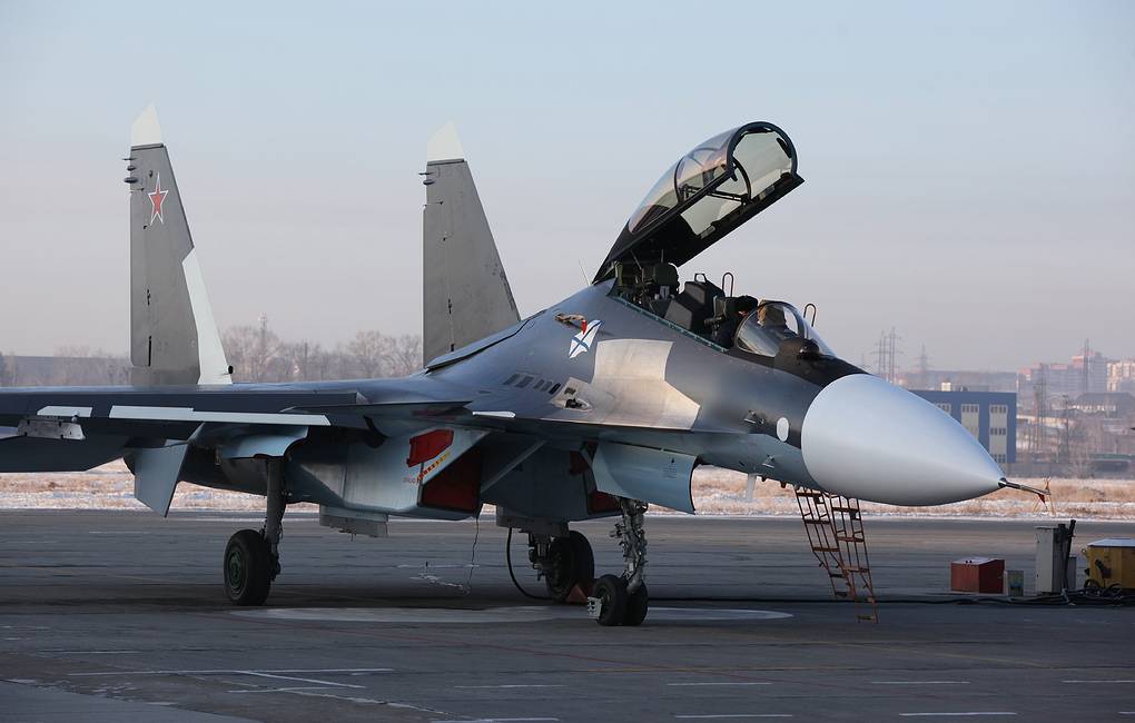 Su-30SM2 multi-role fighter of the Russian army. Photo: TASS