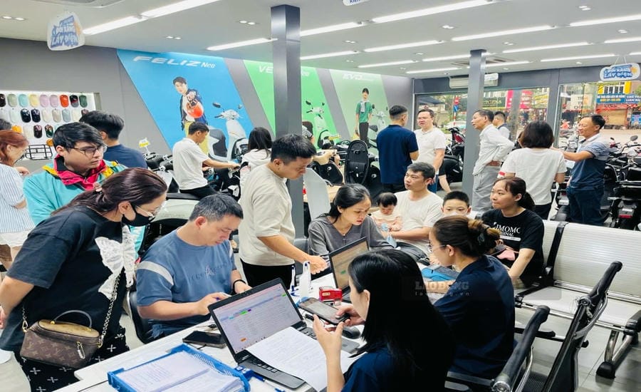 The electric motorbike market in Vietnam is growing very strongly. Photo: Duc Van
