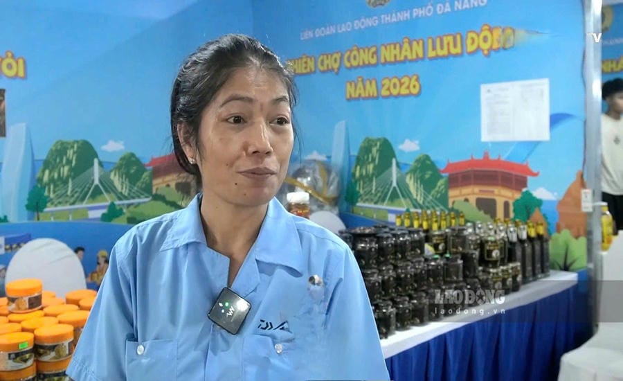 Chị Lê Thị Hòa - Công ty TNHH Daiwa Việt Nam. Ảnh: Nguyễn Linh