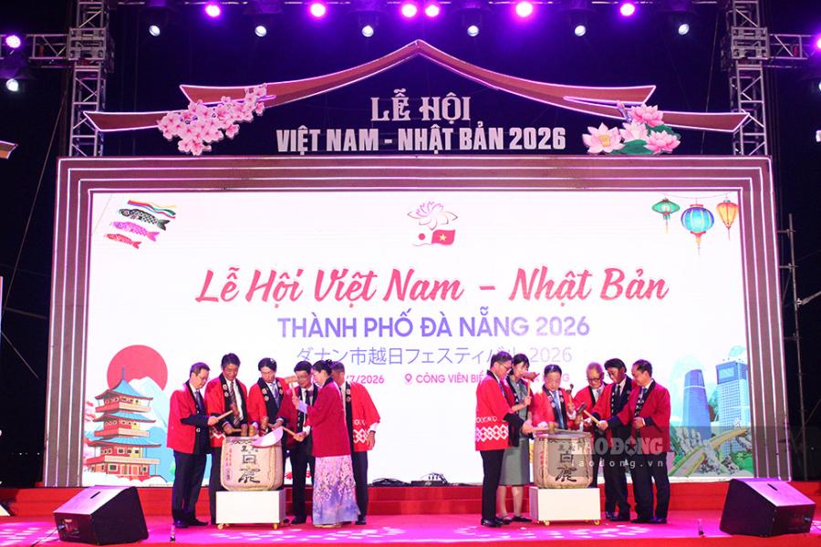 Khai mạc Lễ hội Việt Nam - Nhật Bản thành phố Đà Nẵng 2026. Ảnh: Thanh Huyền