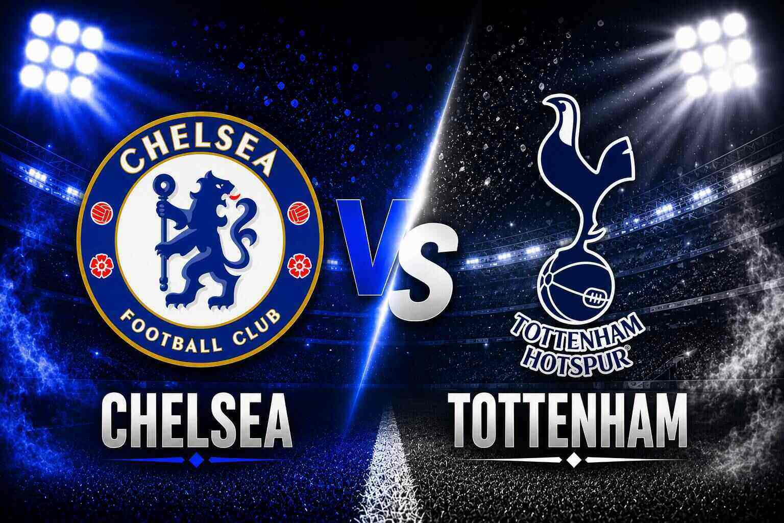 Chelsea vs Tottenham football prediction. Graphics: Van An