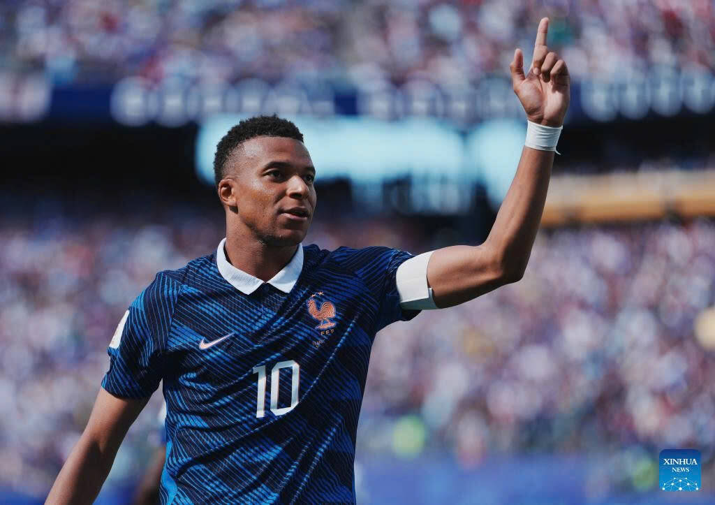 Mbappe vẫn duy trì hiệu suất ghi bàn ấn tượng.  Ảnh: Xinhua