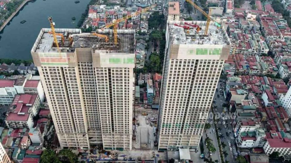 Một dự án có căn hộ sở hữu 50 năm tại quận Hà Đông đang được nhiều người tìm kiếm. Ảnh: Cao Nguyên.