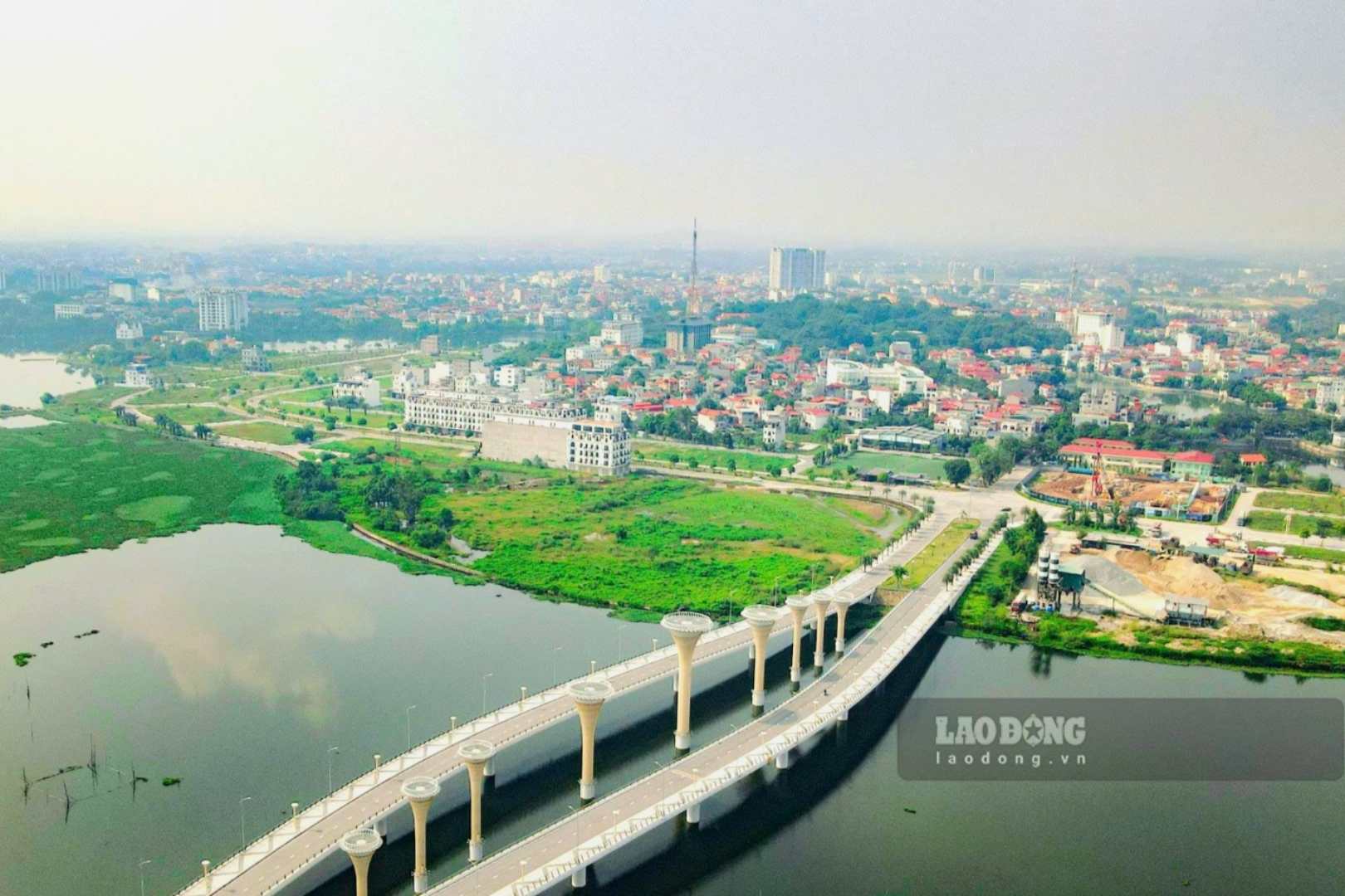 Component project 2: Drainage and wastewater treatment of Vinh Yen city (old) phase 2 is implementing contractor selection. Photo of Vinh Phuc ward: Khang Minh