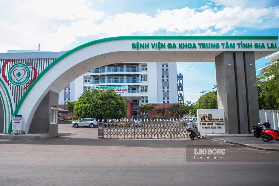 Bệnh viện Đa khoa Trung tâm tỉnh Gia Lai. Ảnh: Hoài Phương