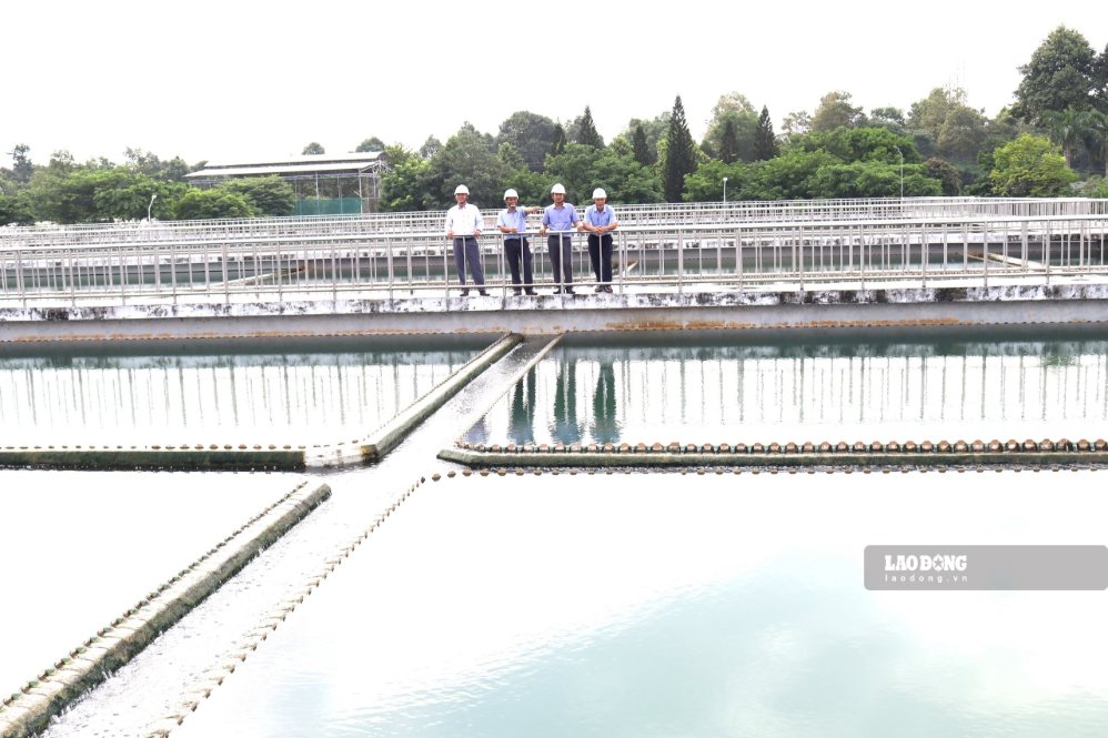 Water supply from Thien Tan Water Plant. Photo: HAC