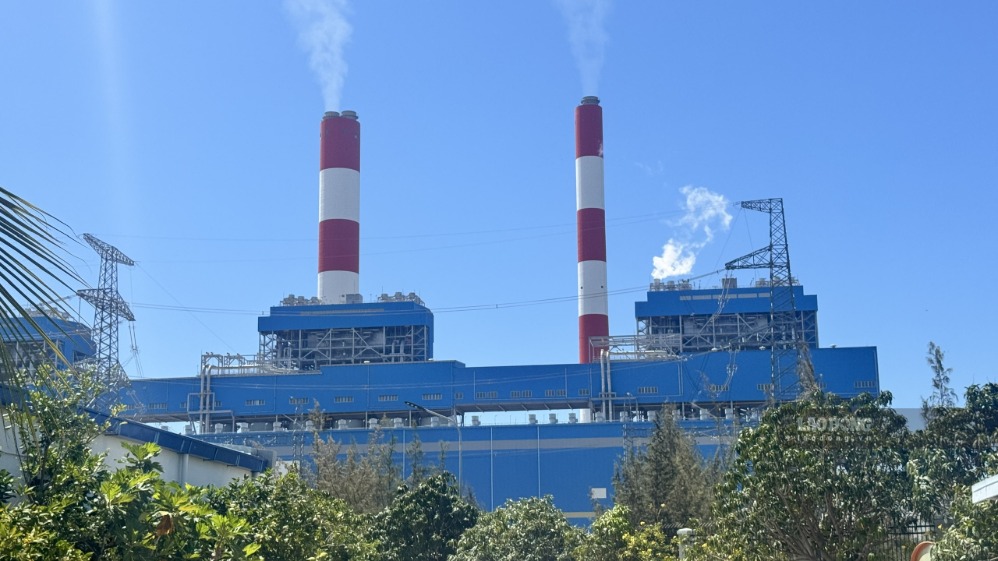 An area at Vinh Tan Electricity Center. Photo: Duy Tuan