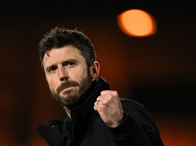Michael Carrick ayudó al Man United a terminar tercero en la Premier League la temporada pasada.  Foto: AFP