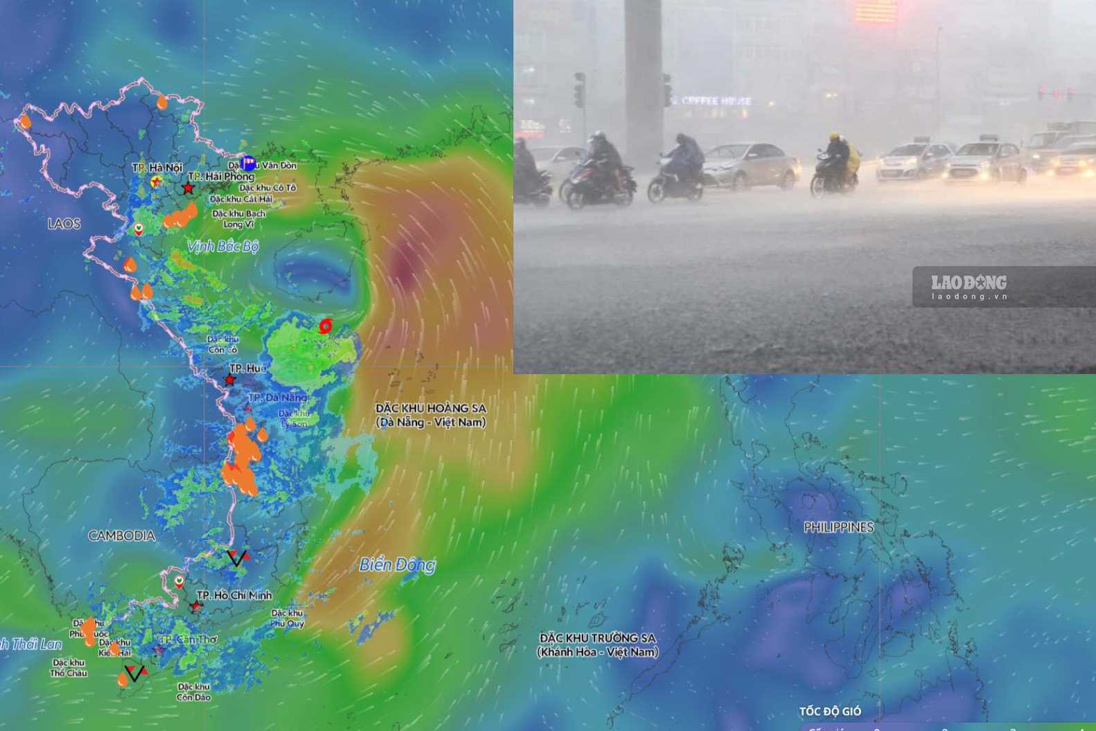 Prévisions du nombre de tempêtes, de dépressions tropicales et de zones clés de fortes pluies en août