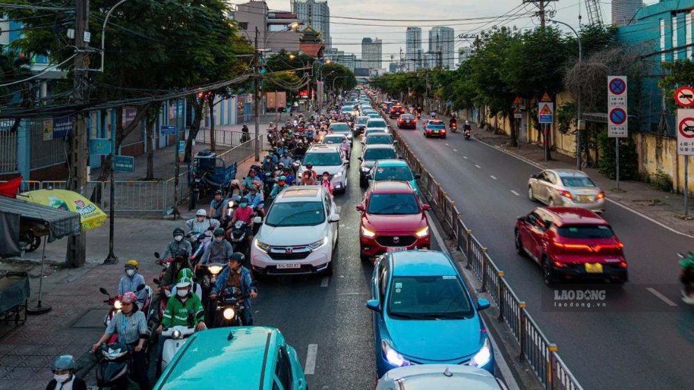 Cầu Thủ Thiêm 4 khi hoàn thành giúp giảm kẹt xe cửa ngõ phía Nam TPHCM. Ảnh: Anh Tú