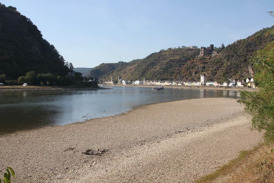 Rhine River in Kaub town, Germany. Photo: Xinhua