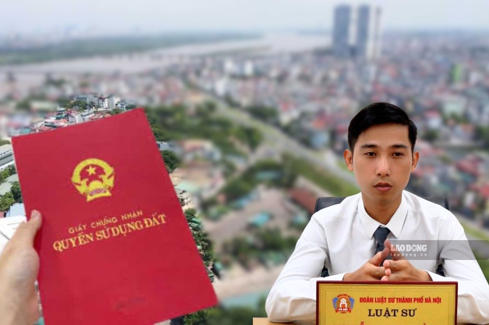 Instructions on first-time red book issuance procedures at the Land Registration Office. Photo: Nhu Ha