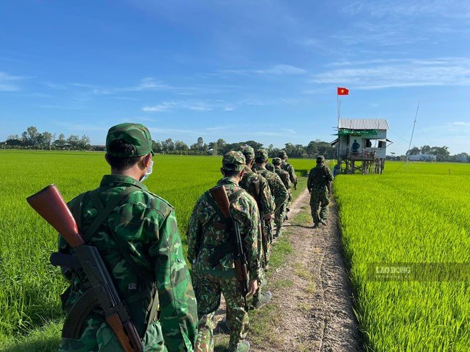 The Ministry of National Defense has responded to the proposal on the regime for soldiers participating in the war to protect the Fatherland after April 30, 1975 who resigned after January 1, 1995. Photo: Huong Nha