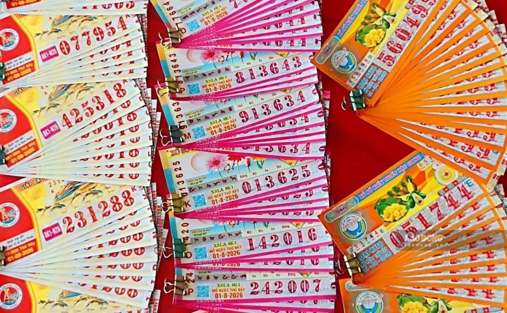 Southern lottery. Photo: The Toan