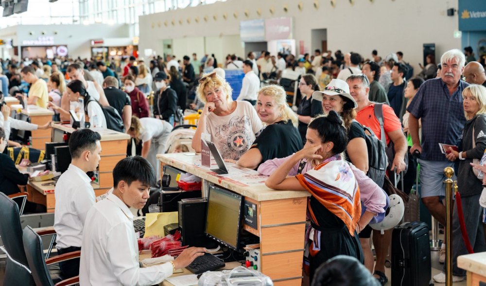 Phu Quoc International Airport served more than 4.48 million passengers in the first 7 months of 2026. Source Sun Group