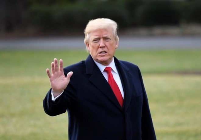 Tổng thống Mỹ Donald Trump. Ảnh: Xinhua
