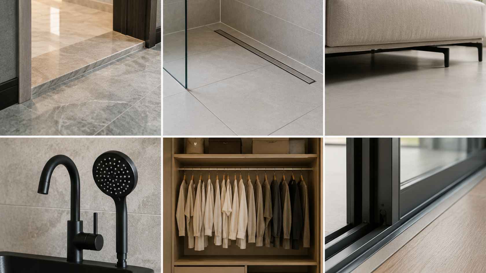 Some interior choices and space designs can help make house cleaning faster and more convenient. Photo supported by AI