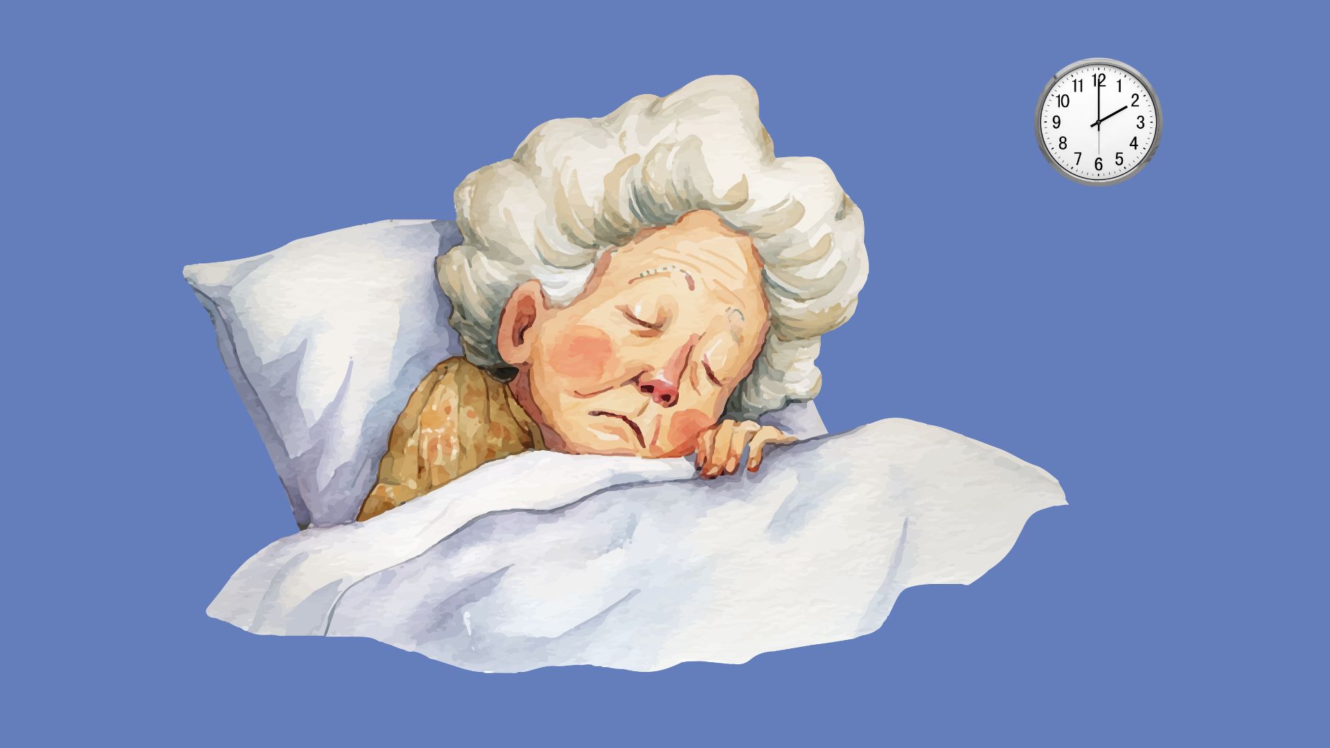 Sleep becomes shallower, deep sleep time is reduced, making it easier for the elderly to wake up. Photos using AI: Huong Son