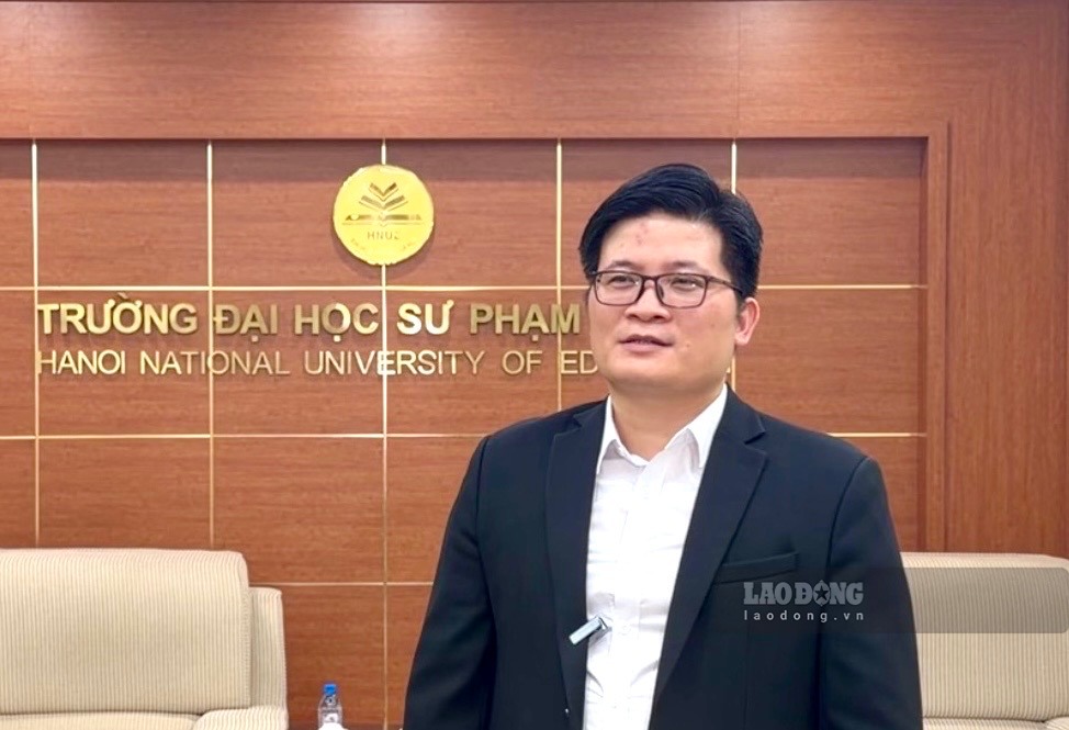 Dr. Tran Ba Trinh, Head of Training Department, Hanoi National University of Education. Photo: Tuong Van
