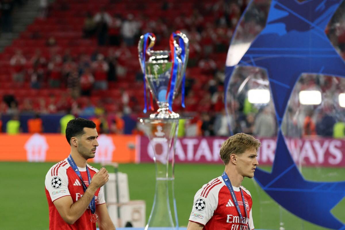 Thất bại ở chung kết Champions League mùa trước là bài học đắt giá cho Arsenal. Ảnh: AFP