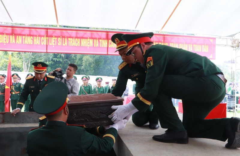 47 martyrs in Lai Chau were buried after 75 years in a mass grave. Photo: Laichau.gov.vn
