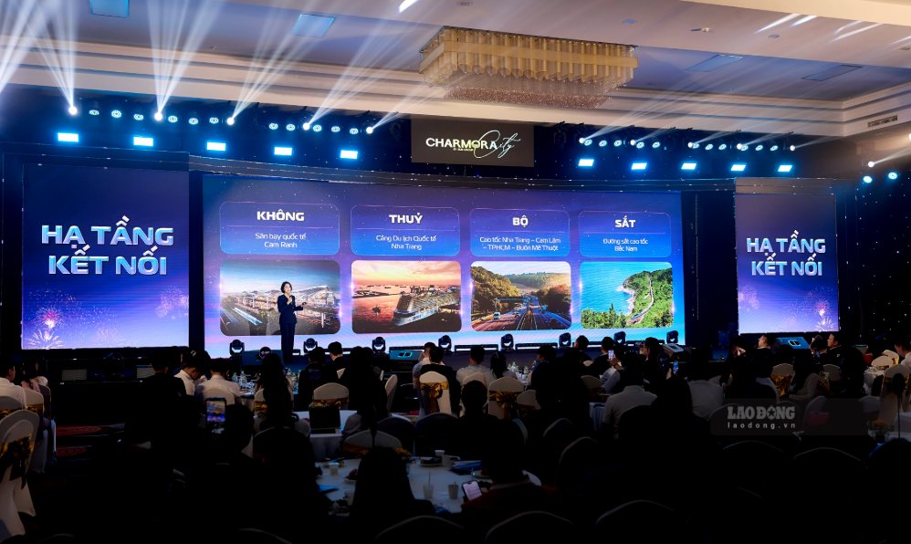 Nearly 800 guests attend the launch ceremony of Nha Trang real estate project in Buon Ma Thuot. Photo: Binh Quy