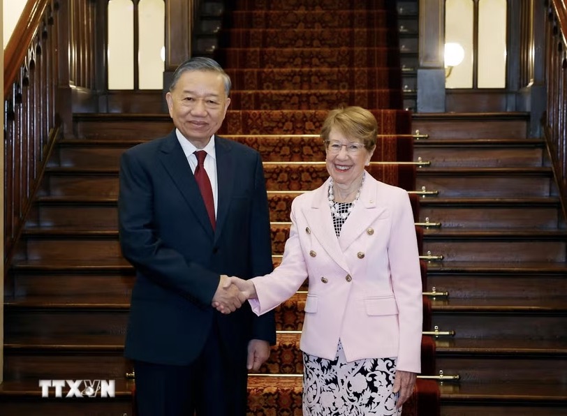 General Secretary and President To Lam receives Governor of New South Wales Margaret Beazley. Photo: VNA