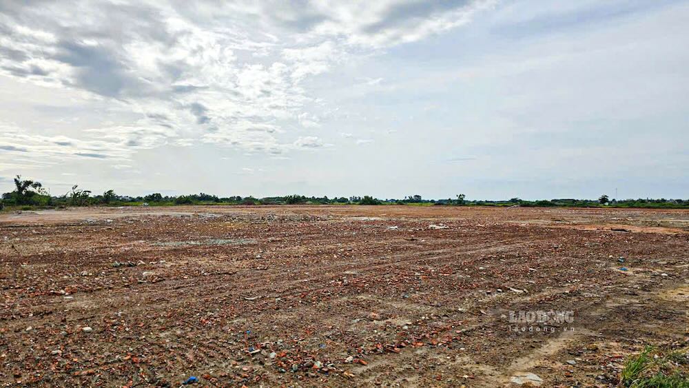 Tuynel brick factory of Tuynel Brick Joint Stock Company No. 1 Thua Thien Hue has completed land handover to the locality after the reflection of Lao Dong Newspaper (Photo taken on August 10, 2026). Photo: Reporter