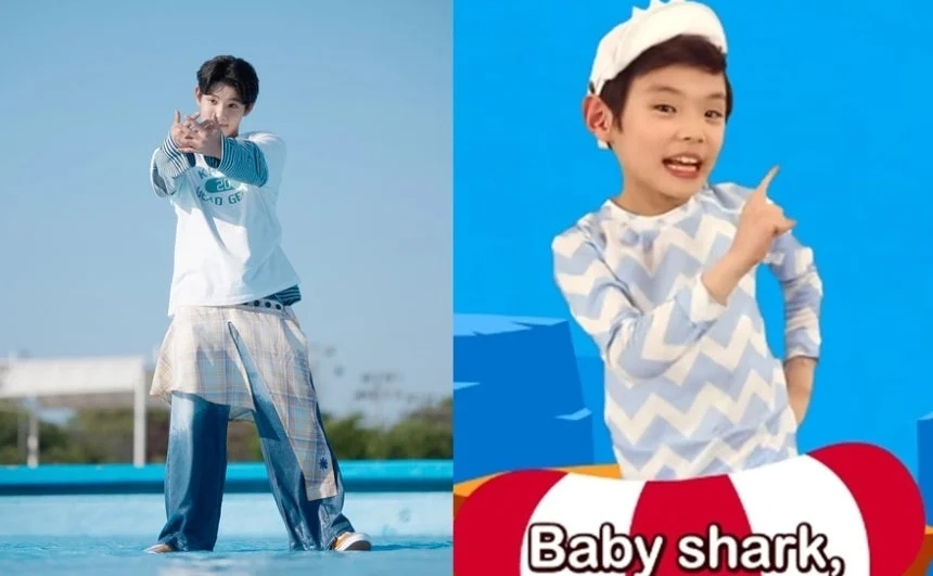 Baby Shark" boy 17 billion views. Photo: Lotte.