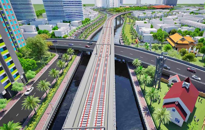Phối cảnh rạch Văn Thánh sau khi được cải tạo. Ảnh: Ban hạ tầng đô thị TPHCM
