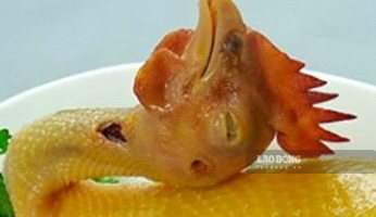 Chicken head is not a good food for everyone. Photo: Kieu Vu