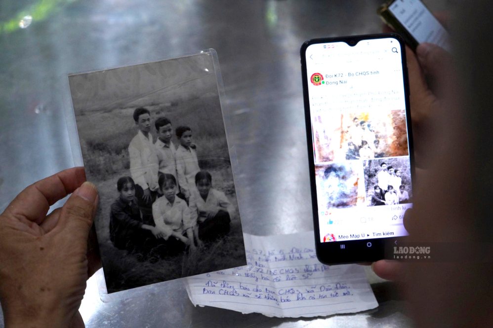 The photo was kept by Mr. Thinh about the group of friends and the images were shared on social networks. Photo: Huu Long