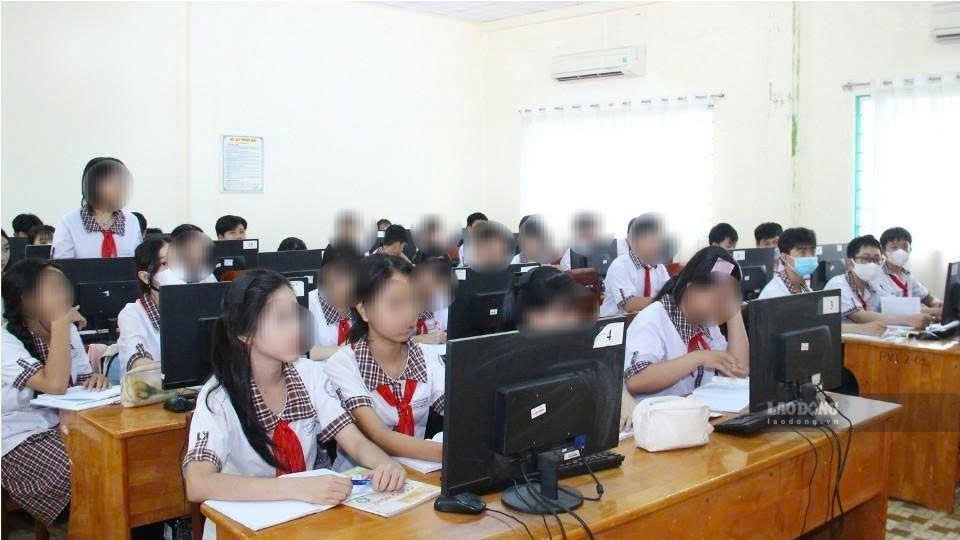 Vĩnh Long khẩn trương chuẩn bị các điều kiện năm học mới. Ảnh: Hoàng Lộc