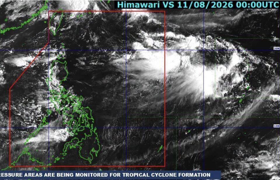 According to PAGASA, Typhoon Peilou left the monitoring area, the Philippines did not record any impact. Photo: PAGASA