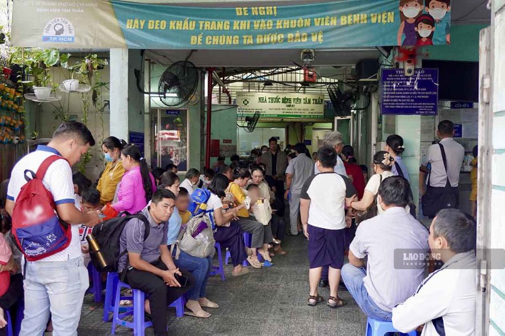 Với diện tích hạn hẹp, cơ sở 3 của Bệnh viện Tâm thần thiếu không gian điều trị. Ảnh: Như Quỳnh