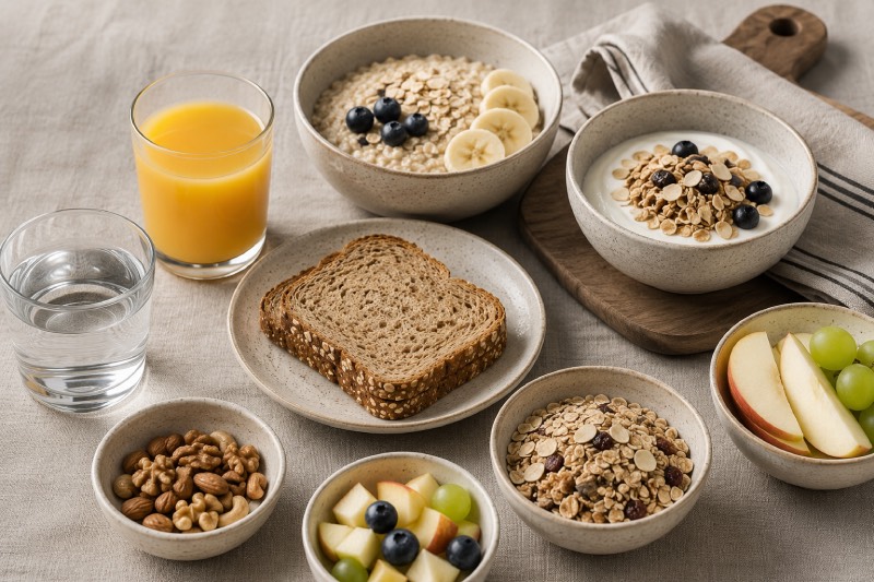 These foods often appear in "healthy" diets, but the processing, supplements, or portion sizes can affect post-eating blood sugar. Image created by AI