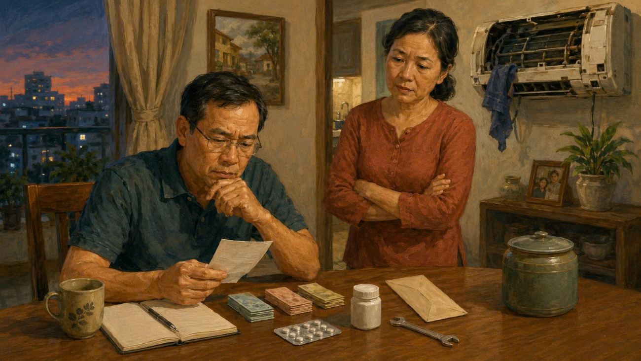 One year before retirement, try living on the expected pension level. Photo: AI