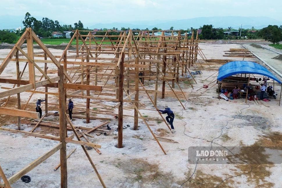 Dự án bố trí, ổn định dân cư vùng thiên tai xã Ia Tul. Ảnh: Hoài Phương
