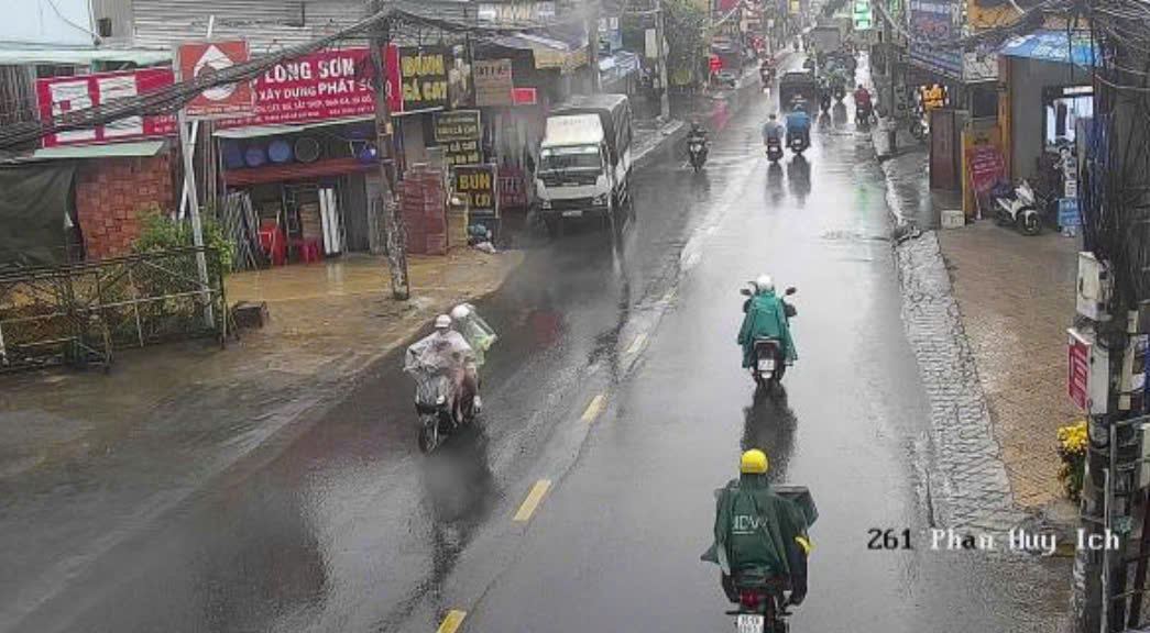 Rainstorms occurred in the afternoon of August 11 in Ho Chi Minh City. Photo: UDI Maps