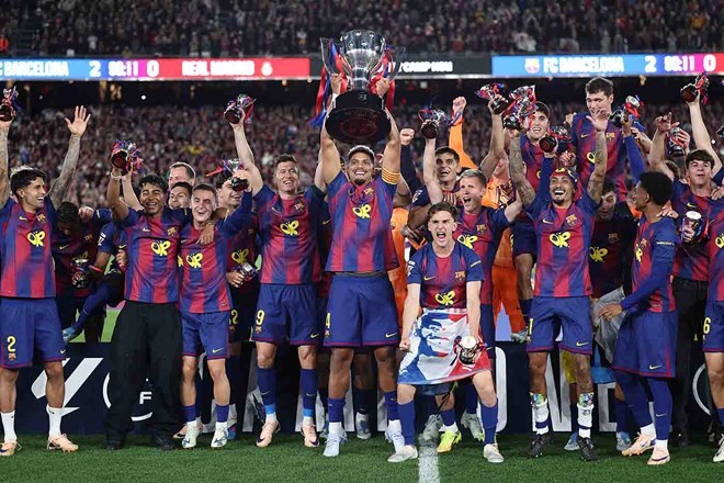 Barcelona won La Liga in the last two seasons. Photo: AFP