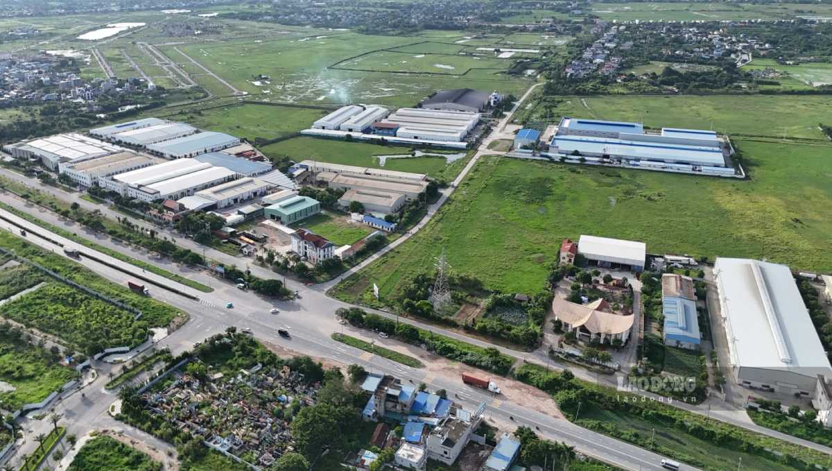 Overview of My Trung Industrial Park (Thien Truong ward, Ninh Binh province). Photo: Luong Ha