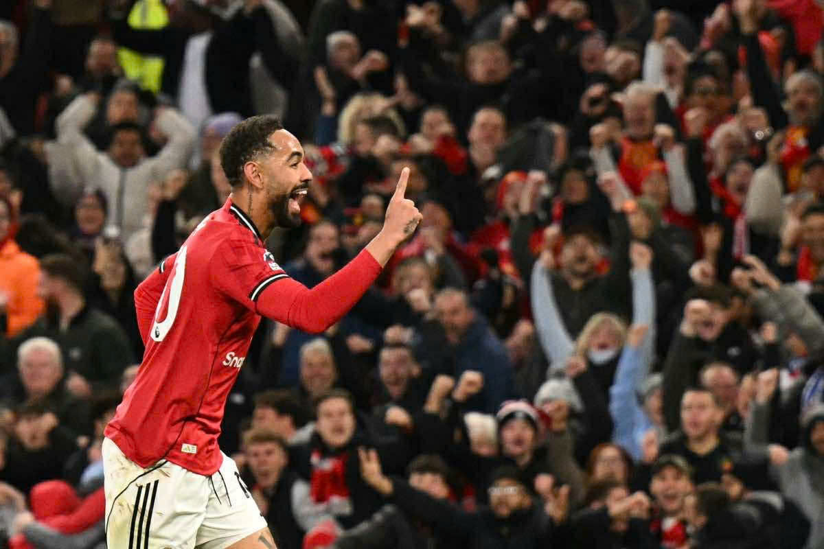Matheus Cunha hiện là người đảm nhiệm vai trò tiền đạo trái của Man United. Ảnh: AFP